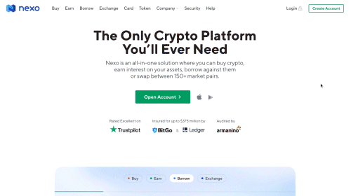 Nexo - Unlock the Power of Your Crypto